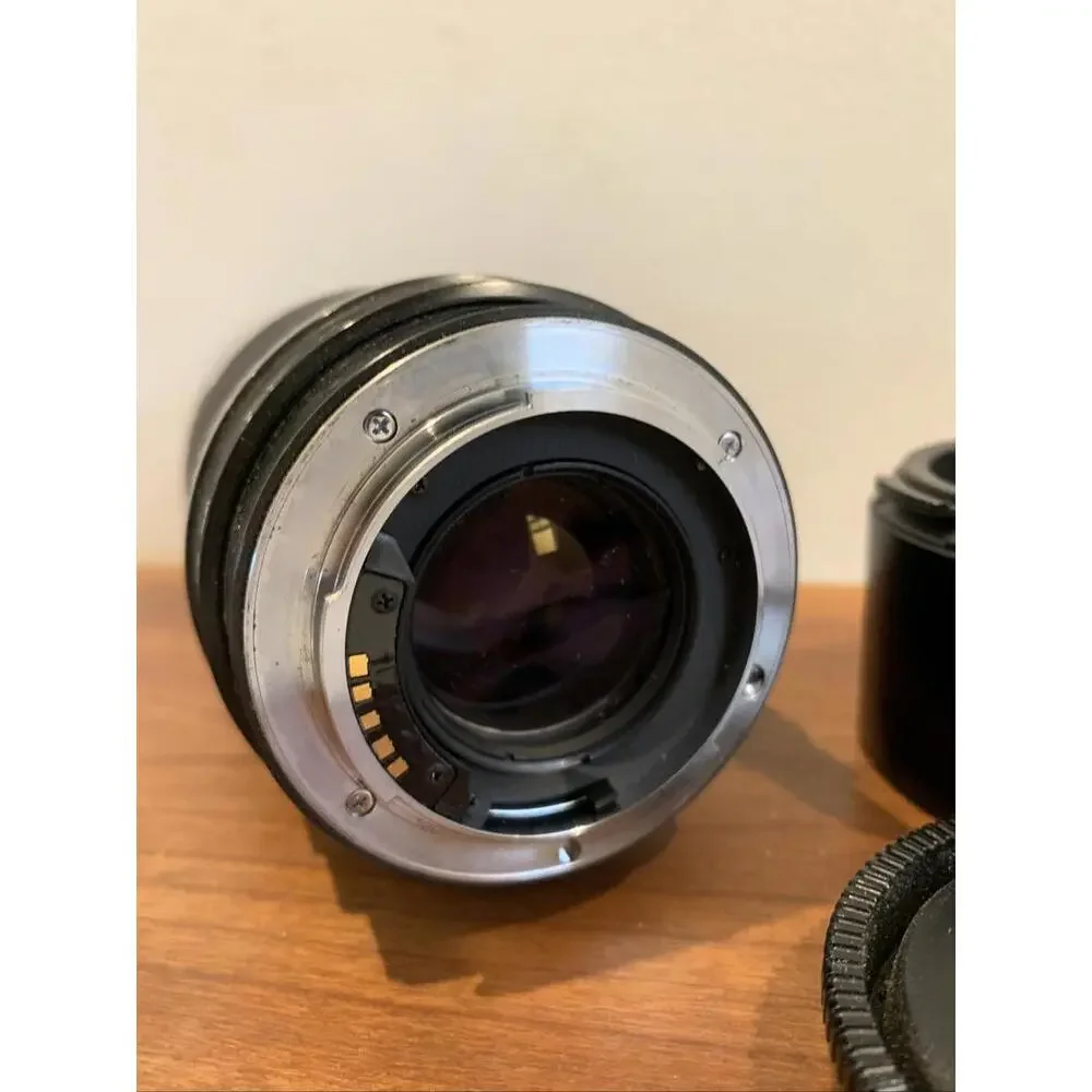 MINOLTA MAXXUM AF 'BEERCAN' 70-210MM F/4 TELEPHOTO ZOOM LENS W/ HOOD
